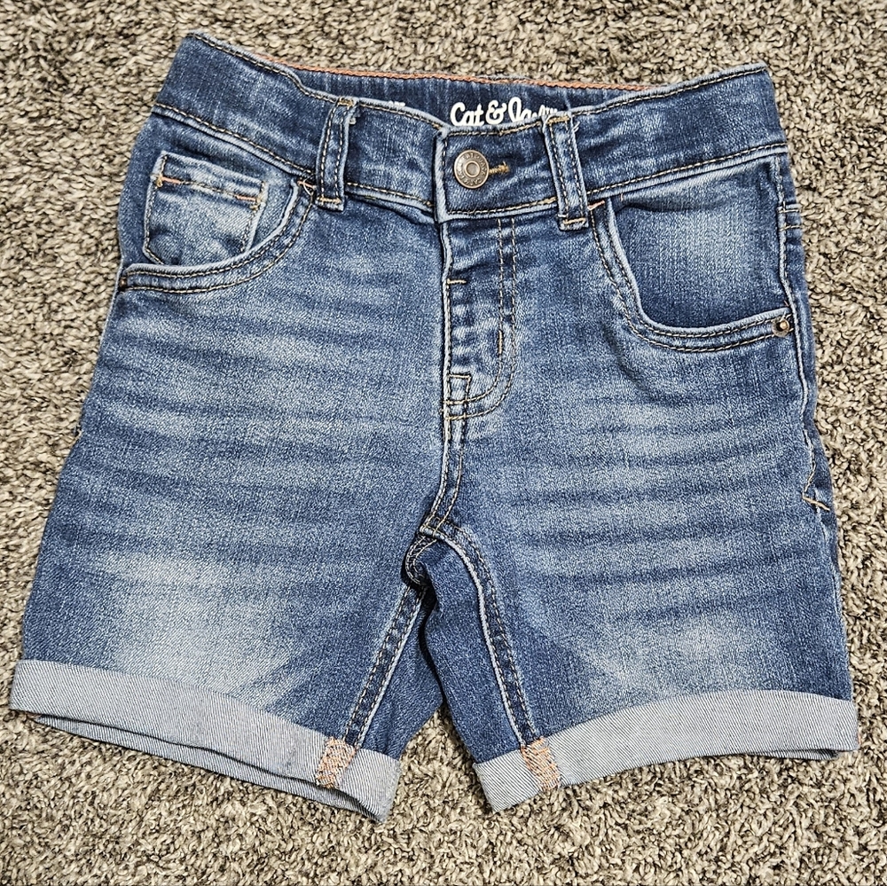 Cat & Jack Blue Denim Boy Shorts